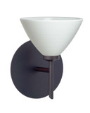 Sconces Single Glass by Besa ( 74 | 1SW-1743KR-BR Domi ) 