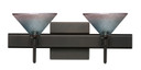 Bathroom Fixtures Two Lights by Besa ( 74 | 2SW-117691-BR-SQ Kona ) 