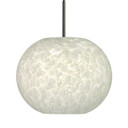 Mini Pendants Glass Down by Besa ( 74 | J-477619-LED-BK Besa Luna Pendant ) 
