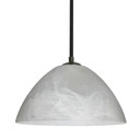 Mini Pendants Glass Down by Besa ( 74 | 1TT-420152-BK Besa Tessa Stem Pendant ) 