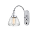 Sconces Single Glass by Innovations ( 405 | 918-1W-PC-G172 Franklin Restoration ) 