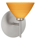 Sconces Single Glass by Besa ( 74 | 1SW-1743OK-SN Domi ) 