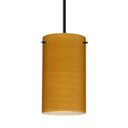 Mini Pendants Glass Down by Besa ( 74 | B-4404OK-MED-BK Besa Stilo 7 Pendant ) 