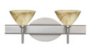 Bathroom Fixtures Two Lights by Besa ( 74 | 2SW-174383-SN Domi ) 