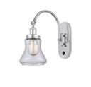 Sconces Single Glass by Innovations ( 405 | 918-1W-PC-G192-LED Franklin Restoration ) 