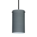 Mini Pendants Glass Down by Besa ( 74 | B-4404TN-MED-BK Besa Stilo 7 Pendant ) 