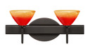 Bathroom Fixtures Two Lights by Besa ( 74 | 2SW-1743SL-BR Domi ) 