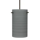 Mini Pendants Glass Down by Besa ( 74 | 1JC-4005TN-LED-BR Besa Tamburo 5 Pendant ) 