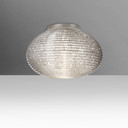 Flush Mounts Glass Down by Besa ( 74 | 4912GLC-LED-SN Besa Pape 10 Ceiling ) 