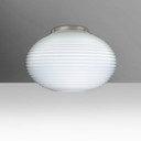 Flush Mounts Glass Down by Besa ( 74 | 491307C-LED-SN Besa Pape 12 Ceiling ) 