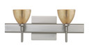 Bathroom Fixtures Two Lights by Besa ( 74 | 2SW-1758GF-SN-SQ Divi ) 