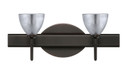 Bathroom Fixtures Two Lights by Besa ( 74 | 2SW-1758SF-BR Divi ) 