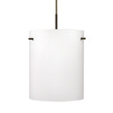 Mini Pendants Glass Down by Besa ( 74 | 1JC-400607-BR Besa Tamburo 8 Pendant ) 
