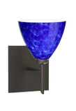 Sconces Single Glass by Besa ( 74 | 1SW-177986-BR-SQ Mia ) 