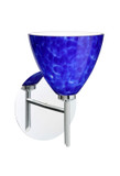 Sconces Single Glass by Besa ( 74 | 1SW-177986-CR Mia ) 