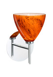 Sconces Single Glass by Besa ( 74 | 1SW-1779HB-CR Mia ) 