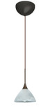 Mini Pendants Glass Down by Besa ( 74 | 1XC-174352-LED-BR Domi ) 