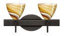 Bathroom Fixtures Two Lights by Besa ( 74 | 2SW-1779HN-BR Mia ) 