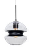 Multi-Systems Line Voltage Pendants by Besa ( 74 | 1JT-HULA8BK-EDIL-SN Hula 8 ) 