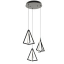 Mid. Chandeliers Multi-Port/Cascade by AFX Lighting ( 162 | GNAP15L30D1BKRND3 Gianna ) 