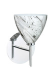 Sconces Single Glass by Besa ( 74 | 1SW-1779MG-CR Mia ) 