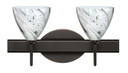 Bathroom Fixtures Two Lights by Besa ( 74 | 2SW-1779MG-BR Mia ) 
