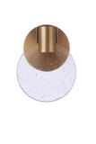 Sconces Single Glass by Craftmade ( 46 | 15106SB-LED Glisten ) 