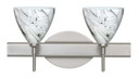 Bathroom Fixtures Two Lights by Besa ( 74 | 2SW-1779MG-SN Mia ) 
