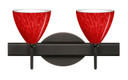Bathroom Fixtures Two Lights by Besa ( 74 | 2SW-1779RC-LED-BR Besa Mia Vanity ) 