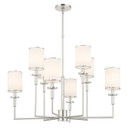Mid. Chandeliers Candle by Crystorama ( 60 | HAT-478-PN Hatfield ) 