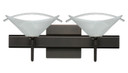 Bathroom Fixtures Two Lights by Besa ( 74 | 2SW-181304-BR-SQ Hoppi ) 
