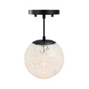 Semi-Flush Mts. Glass Down by Designers Fountain ( 43 | D282M-SF-MB Circo ) 