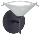 Sconces Single Glass by Besa ( 74 | 1SW-181304-BR Hoppi ) 