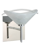 Sconces Single Glass by Besa ( 74 | 1SW-181304-CR-SQ Hoppi ) 