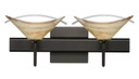 Bathroom Fixtures Two Lights by Besa ( 74 | 2SW-181305-BR-SQ Hoppi ) 