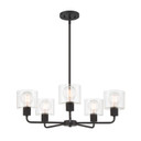 Mid. Chandeliers Glass Up by Designers Fountain ( 43 | D285M-5CH-MB Vibrato ) 