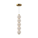 Mini Pendants Glass Down by Alora ( 452 | PD531515AGOP-UNV Bijou ) 