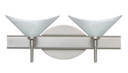 Bathroom Fixtures Two Lights by Besa ( 74 | 2SW-191352-SN Hoppi ) 