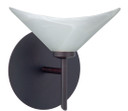 Sconces Single Glass by Besa ( 74 | 1SW-191352-BR Hoppi ) 