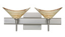Bathroom Fixtures Two Lights by Besa ( 74 | 2SW-191383-SN-SQ Hoppi ) 