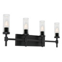 Bathroom Fixtures Four Lights by AFX Lighting ( 162 | HNTV3011MBBK Huntington ) 