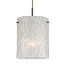 Mini Pendants Glass Down by Besa ( 74 | 1JT-4006GL-LED-BR Besa Tamburo 8 Pendant ) 