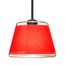 Mini Pendants Glass Down by Besa ( 74 | 1TT-PIC9RD-LED-BK Besa Pica 9 Pendant ) 