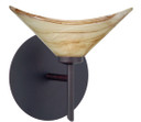 Sconces Single Glass by Besa ( 74 | 1SW-191383-BR Hoppi ) 