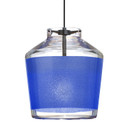 Mini Pendants Glass Down by Besa ( 74 | 1XC-PIC6BL-BK Besa Pica 6 Pendant ) 