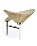 Sconces Single Glass by Besa ( 74 | 1SW-191383-CR Hoppi ) 