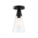 Semi-Flush Mts. Glass Down by Designers Fountain ( 43 | D290M-5FM-MB Norro ) 