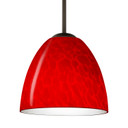 Mini Pendants Glass Down by Besa ( 74 | B-7572RC-LED-BR Besa Sasha Pendant ) 