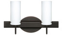 Bathroom Fixtures Two Lights by Besa ( 74 | 2SW-440307-BR Copa ) 