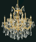Mid. Chandeliers Candle by Elegant Lighting ( 173 | 2801D27G/RC Maria Theresa ) 